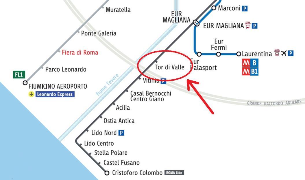Metro Tor Di Valle Сasa de vacaciones *